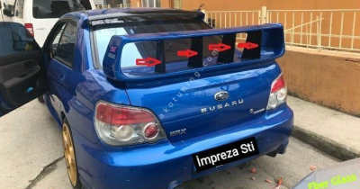 Subaru impreza Sti Bagaj Spoiler Ara Kanat